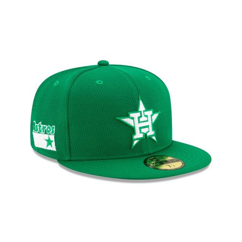 MLB Houston Astros St Patricks Day 59Fifty Fitted (ZKS3739) - Green New Era Caps